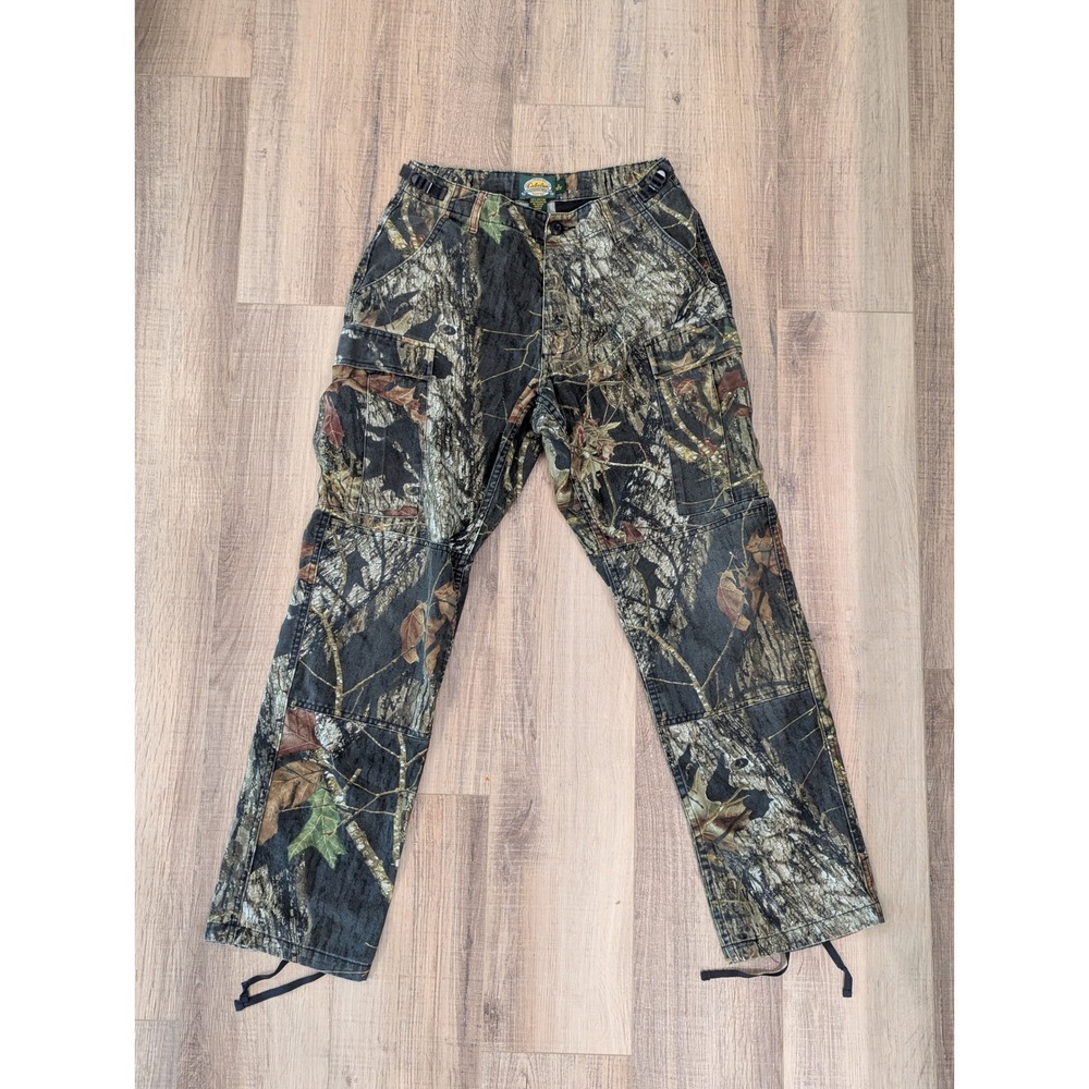 Vintage 2002-03 Cabela's Mossy Oak Break-Up Camo Cargo Hunting Pants S 30x30